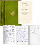 Rare Lewis Carroll Rhyme? and Reason? First Edition and Autograph Letter Signed -- ...how much it must be abridged. I have treated the poet as one person, & ignored the second name Money...