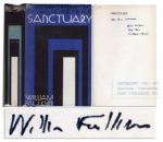 William Faulkners Signed Sanctuary First Edition, First Printing -- In Scarce, Original Dustjacket