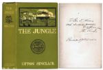 Upton Sinclair Signed First Printing of The Jungle -- Inscribed to Fellow Christian Socialist George Herron