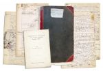 Handwritten Diary by Spanish-American War Doctor Aboard Battleship Iowa -- Full Account of Battle of Santiago -- ...Spaniards were almost naked...men swam ashore with...meat of wounds uncovered...