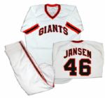 Larry Jansen San Francisco Giants Home Uniform