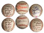 Seattle Rainiers 1957 Team Signed Baseball -- With the Signature of Edo Vanni as Coach, Called The Face of Seattle Baseball