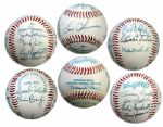 San Francisco Seals Signed Baseball -- With Signatures of 16 Various Players Including Legends Larry Jansen, Elmer Orella & More -- From the Jansen Estate
