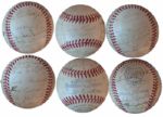 Baseball Signed by 30 All-Stars of the 1950s -- Stan Musial, Jackie Robinson, Warren Spahn & More 