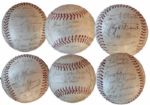 San Francisco Seals Signed Baseball -- With Signatures of 30+ Various Players -- Including Legends Larry Jansen, Elmer Orella & More -- From the Jansen Estate