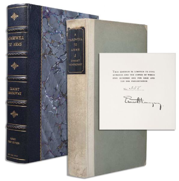 Ernest Hemingway ''Farewell to Arms'' Limited Edition Signed