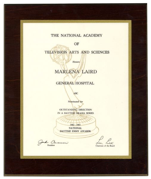 Emmy Nomination For Marlena Laird's Direction of ''General Hospital''