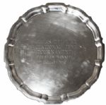 Arthur Ashe Winners Plate From the Palmas Del Mar Tournament in 1978 -- One of His Last Wins Before Retiring the Following Year