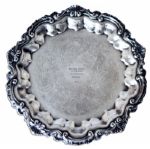 Arthur Ashe Tennis Trophy Plate From 1965 -- Awarded to the Young Star as a UCLA Student