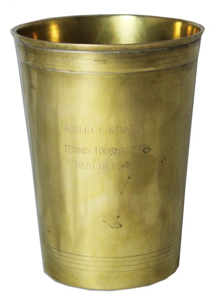 Arthur Ashe Trophy Cup Awarded During the 1977 Robert Kennedy Pro-Celebrity Tennis Tournament 