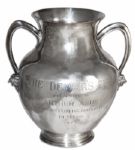 Arthur Ashe 1975 Dewars Cup Trophy -- Awarded to the Tennis Star at the Height of His Career -- The Same Year He Won Wimbledon as the First African American in History