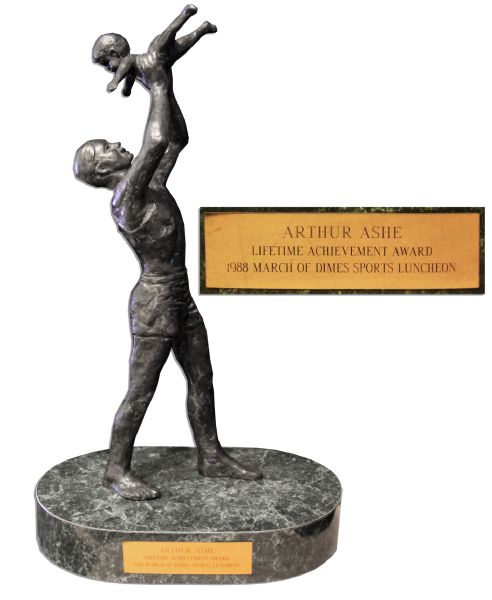 Arthur Ashe Lifetime Achievement Award Given by the March of Dimes in 1988