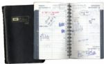 Arthur Ashes 1982 Day Planner -- When Ashe Segued Into Sports Announcing After His 1980 Retirement