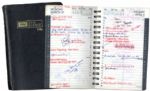 Arthur Ashes 1986 Day Planner -- "GREATEST BASEBALL GAME EVER METS 7 ASTROS 6"
