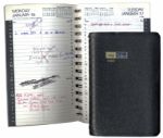 Arthur Ashes Day Planner From 1989 -- Personal Entries Regarding His Schedule, Family Life & Mention of Agassi -- Also With His Regular Blood Test Stats