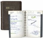 Arthur Ashes Day Planner From 1984 -- With Entries in His Hand on Nearly Every Page While Ashe Spoke on Racial Issues, Commentated at the Summer Olympics, Etc.