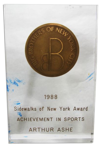 Arthur Ashe's Big Brothers of New York City Award