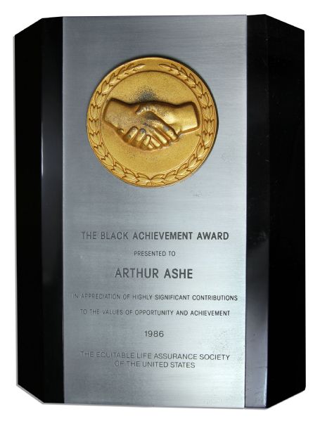 Arthur Ashe's Black Achievement Award From 1986