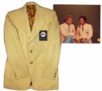 Arthur Ashes ABC Sports Broadcasters Jacket -- With a Photo of Ashe Wearing It on Set