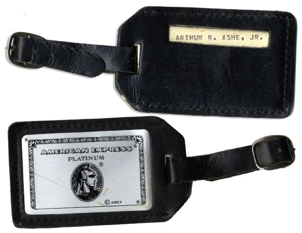 Arthur Ashe's American Express Luggage Tag