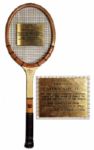 Arthur Ashe Tennis Racquet Award From Doral -- 1990