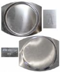 Arthur Ashes A Monogrammed Silver Cup Platter -- From the Aetna World Cup 1974