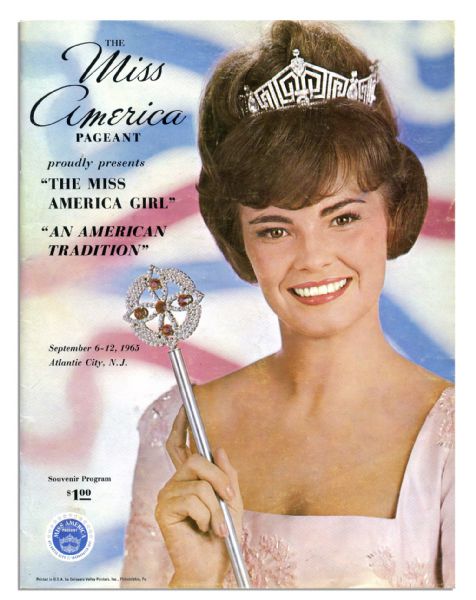 1965 Miss America Pageant Program -- 64 Pages, 8.5'' x 11'' -- Very Good Condition