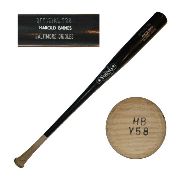Harold Baines Baltimore Orioles Game-Used Bat -- Approx. 32 oz. & 33.5'' -- Very Good