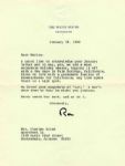 Ronald Reagan Typed Letter Signed as President -- Composed on White House Stationery