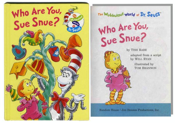 Dr. Seuss ''Who Are You, Sue Snue?'' First Edition, First Printing