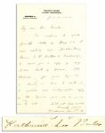 Katharine Lee Bates Autograph Letter Signed -- Refers to America the Beautiful -- ...I enclose an autograph copy of the hymn you are so good as to like...