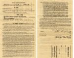 Rare 1930 Contract Signed by Circus Mogul John Ringling for a High Perch Act -- The Employers May Require the Artists to Dress in Tights if Desired -- Fascinating Piece of Circus History