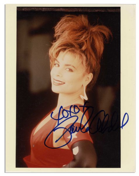 8'' x 10'' Glossy Signed Photo of Paula Abdul -- The Pop Star Signs Boldly ''xoxox Paula Abdul'' -- Fine -- With Wehrmann COA