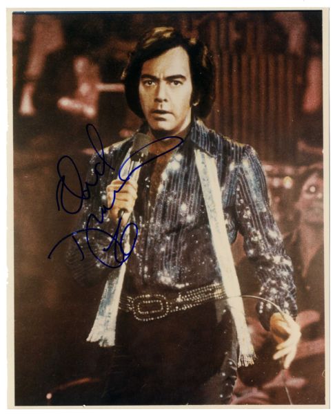 Glossy 8'' x 10'' Signed Photo of Crooner Neil Diamond -- Near Fine Condition -- With Wehrmann COA