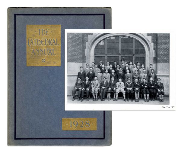 1928 Freshman High School Yearbook for Vince Lombardi -- 15-Year-Old Entered Brooklyn's Cathedral College to Prepare for Priesthood