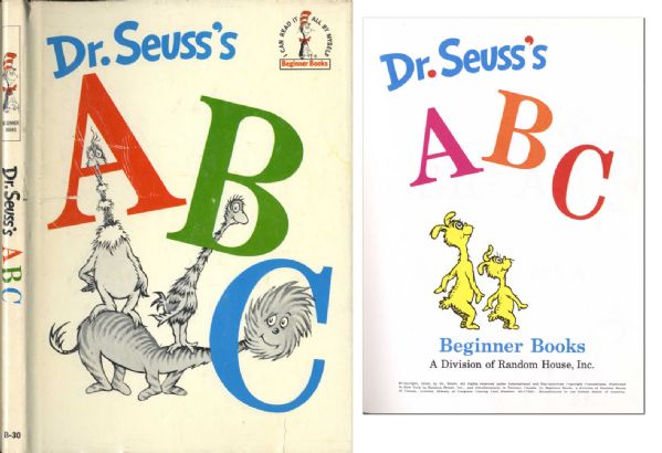 ''Dr. Seuss's ABC'' -- First Edition