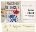 J. Edgar Hoover Signs His Masters of Deceit
