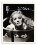Film Siren Marlene Dietrich Signed 8 x 10 Glossy Photo -- Marlene Dietrich -- Fine
