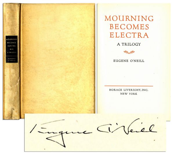 Eugene O'Neill Signed Limited Edition of ''Mourning Becomes Electra''