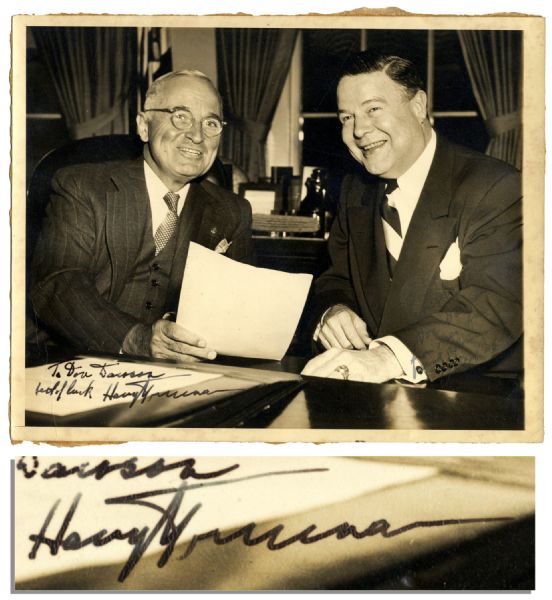 Harry Truman Signed 8'' x 10'' Photo