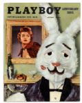 Playboy Magazine One Year Anniversary Issue -- December 1954