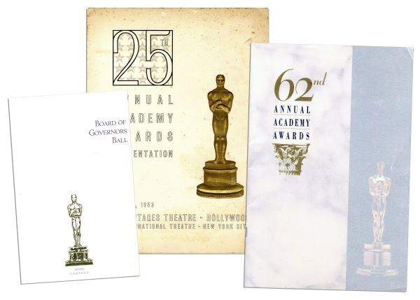 Academy Award Programs From 1953 & 1990