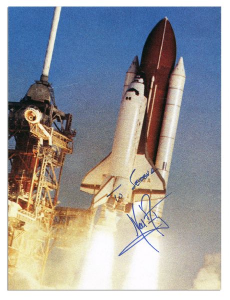 Neil Armstrong Signed 8.25'' x 11'' Image From Apollo 11 Booklet