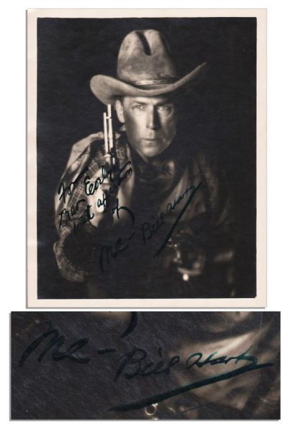 William S. Hart Signed 8'' x 10'' Photo