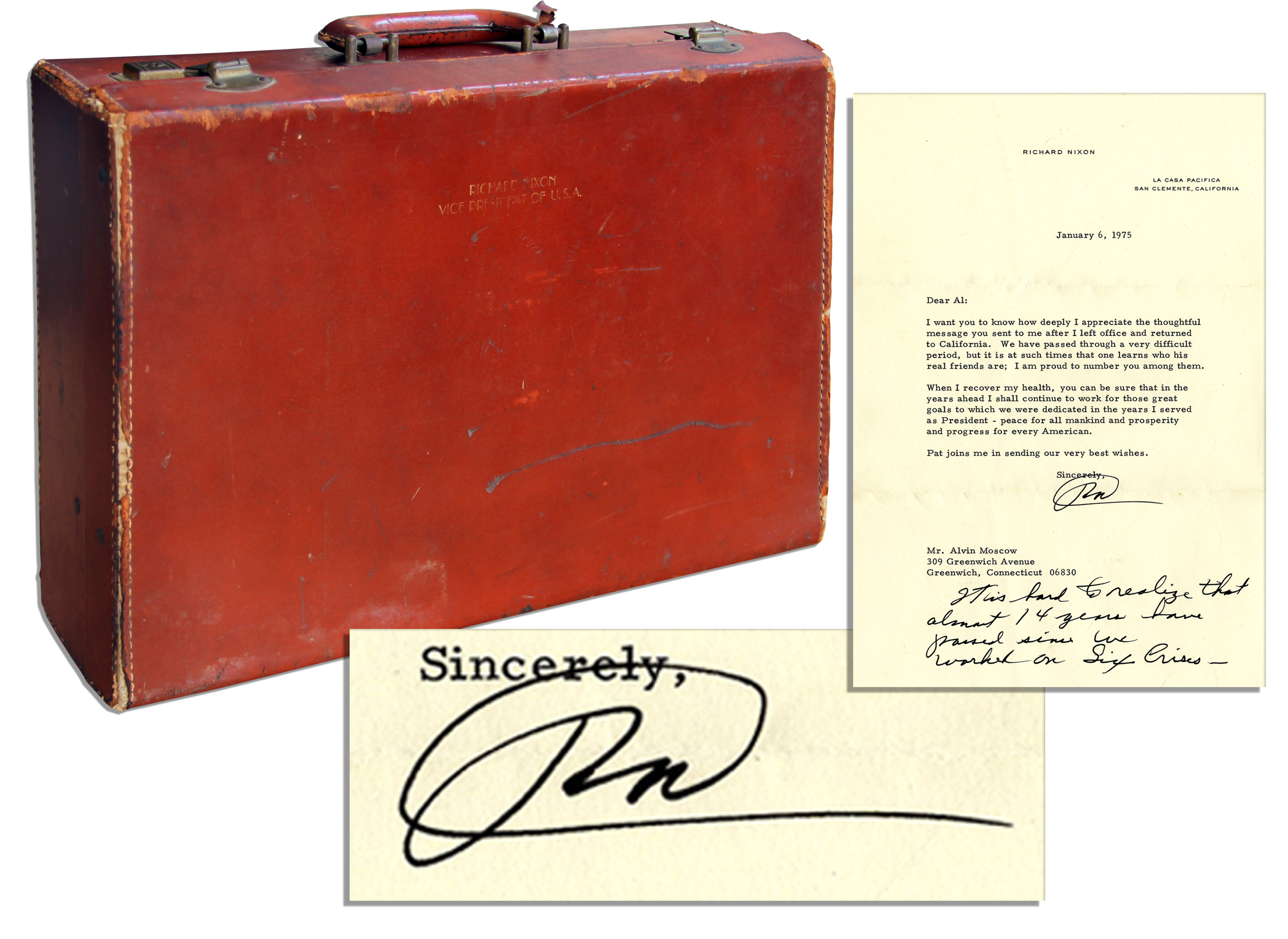 Presidential and Royal Briefcase Memorabilia Presidential Briefcase