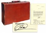 Richard Nixons Personally-Owned Briefcase -- Used by Nixon While Vice President Under Eisenhower