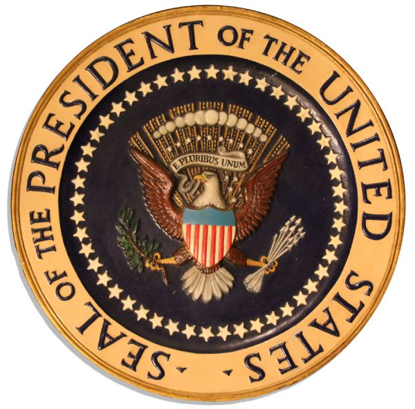 Presidential Seal Used Aboard Air Force One During the 1970's