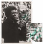 Arthur Ashe Signed Wimbledon Photo