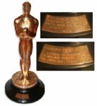 Oscar Awarded to Lewis R. Foster for Best Original Story in 1940 for the Classic Mr. Smith Goes to Washington