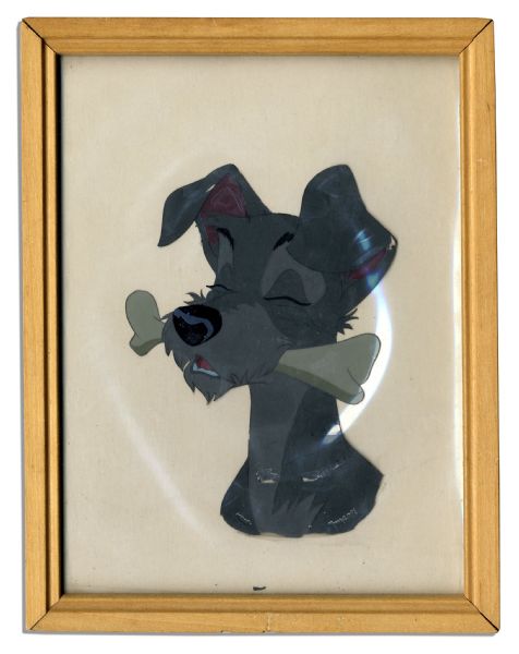 Disney Animation Cel From ''Lady and the Tramp'' -- With Disney Seal